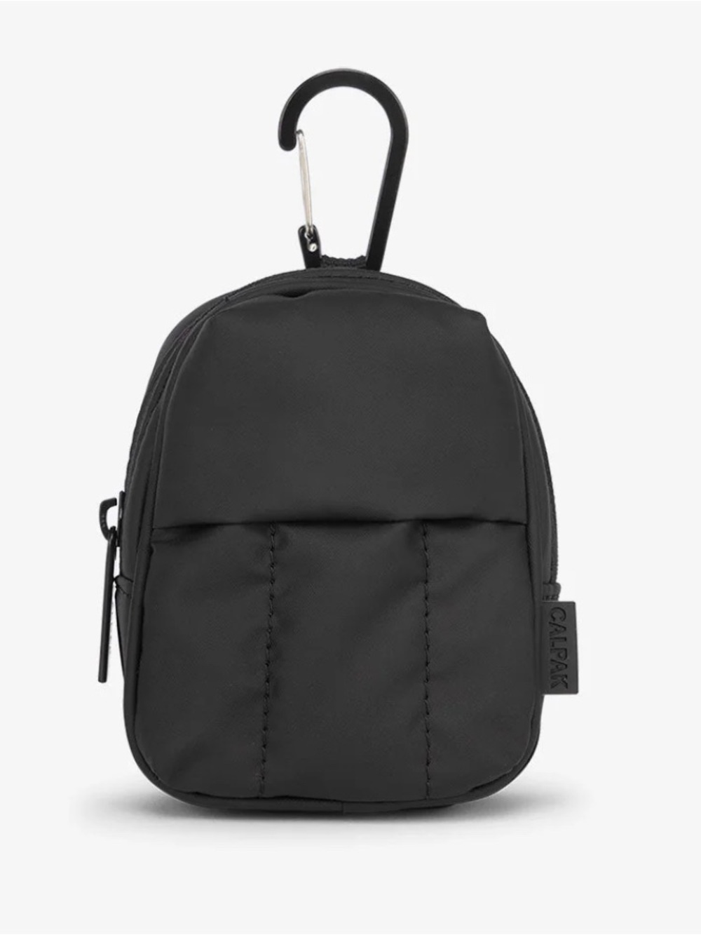 NWT Luka Backpack Zip Bag Charm in Matte Black